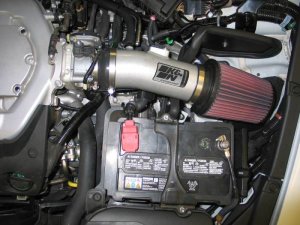 Honda Accord Performance Air Intake - K&N Engineering - Typhoon Short Ram - Silver - `08-`12